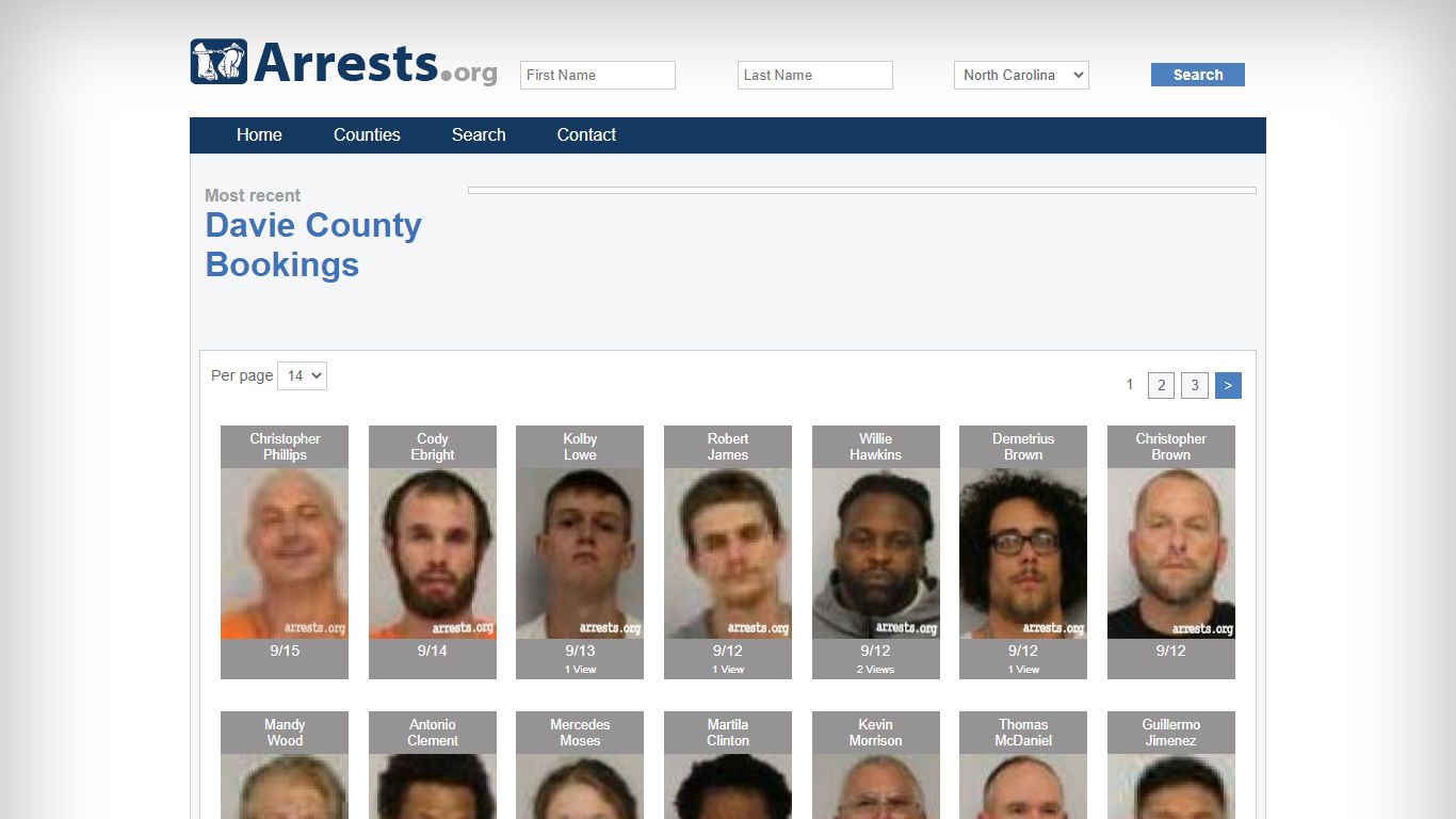 Davie County Arrests and Inmate Search